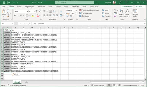 EN CSV Excel