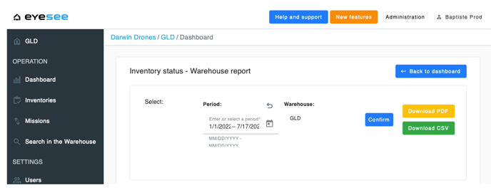 Image EN reglage date dashboard